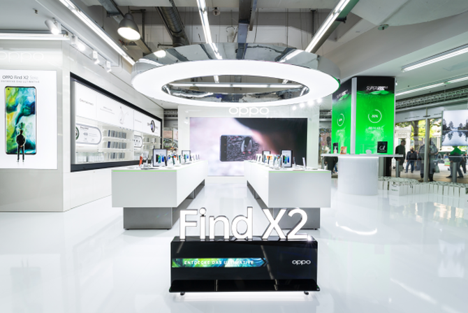 OPPO在德國漢堡開設了第一家銷售門店