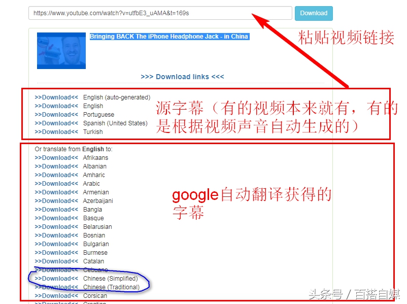 怎樣快速下載YOUTUBE視頻并添加中文字幕(自動生成)