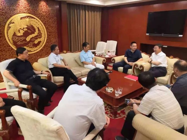 偉光匯通公司有關負責人就文旅古鎮項目落地到邢磋商考察