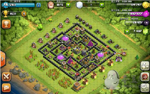 COC《部落戰爭》八本神陣推薦 八本布陣圖