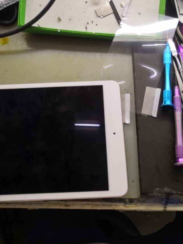 ipad mini 4   內部細節 和  A1538 換電池過程，
