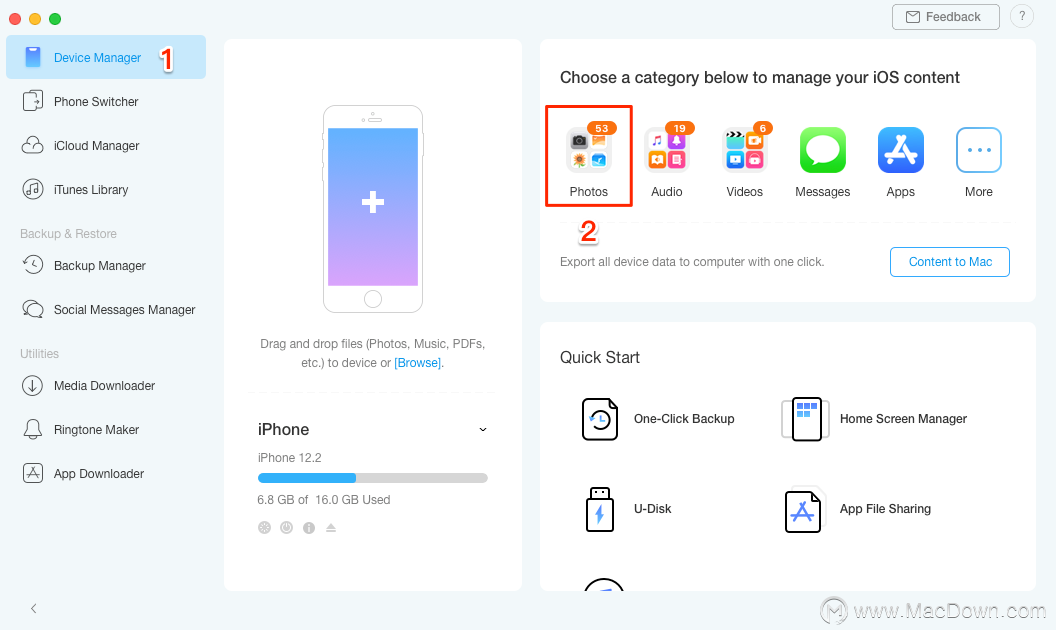 如何iPhone蘋果手機的照片傳到Mac上