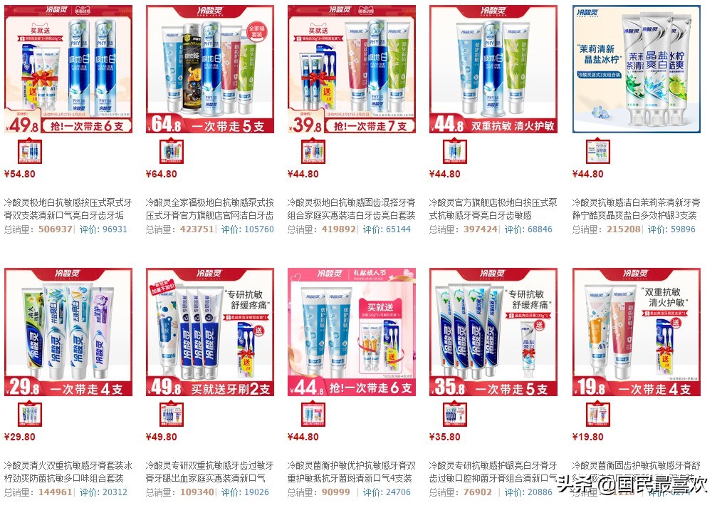 盤點中國國產的牙膏品牌