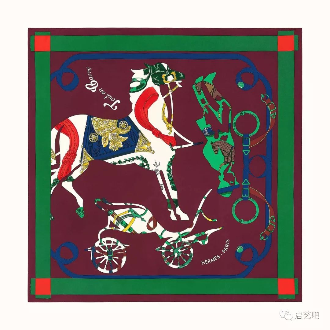 踏青歸來馬蹄香，看愛馬仕絲巾圖案之馬具美學