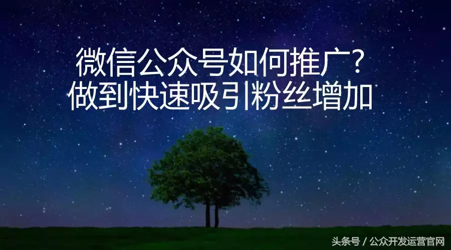 微信公眾號如何推廣?做到快速吸引粉絲增加