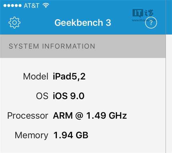 蘋果iPad mini 4配置確認:A8+2GB內存