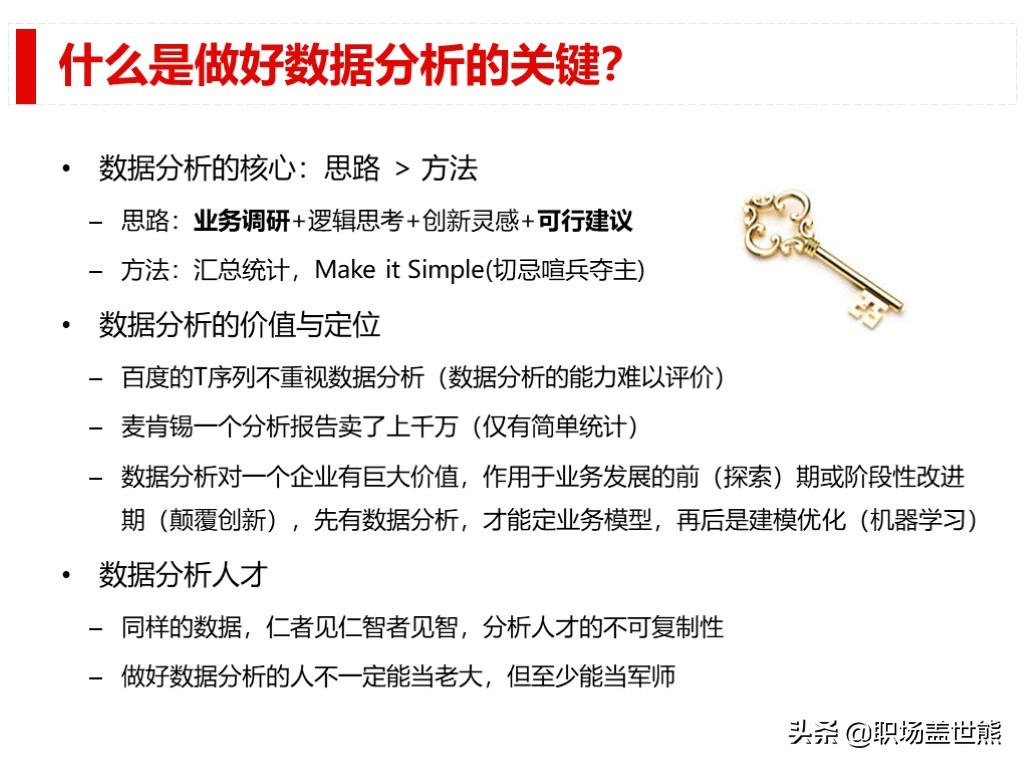做得好不如會匯報的，談談產品經理如何進行數據分析