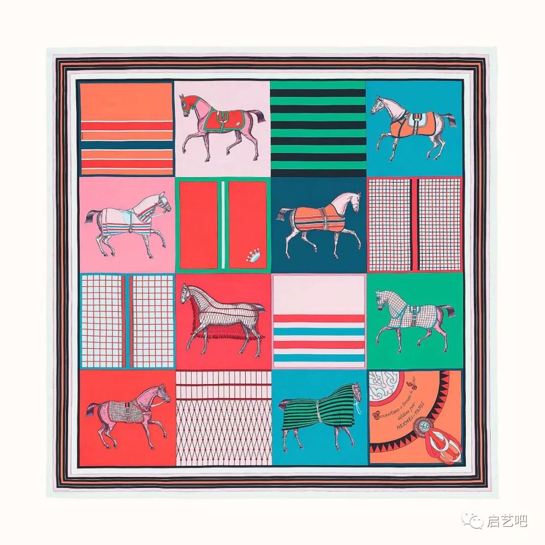 踏青歸來馬蹄香，看愛馬仕絲巾圖案之馬具美學