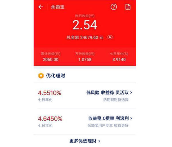余額寶一萬一天收益多少 余額寶最多能存多少錢