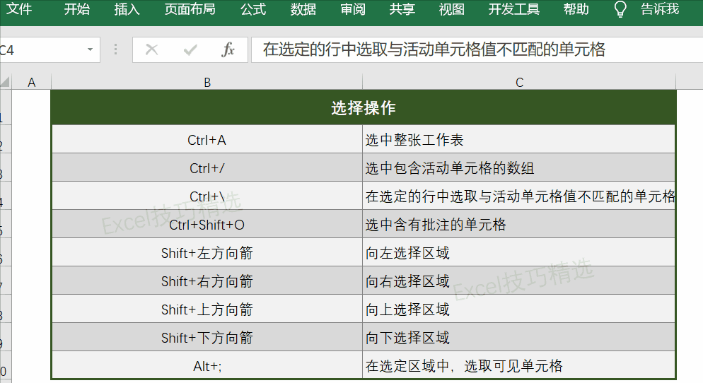 Excel換行操作