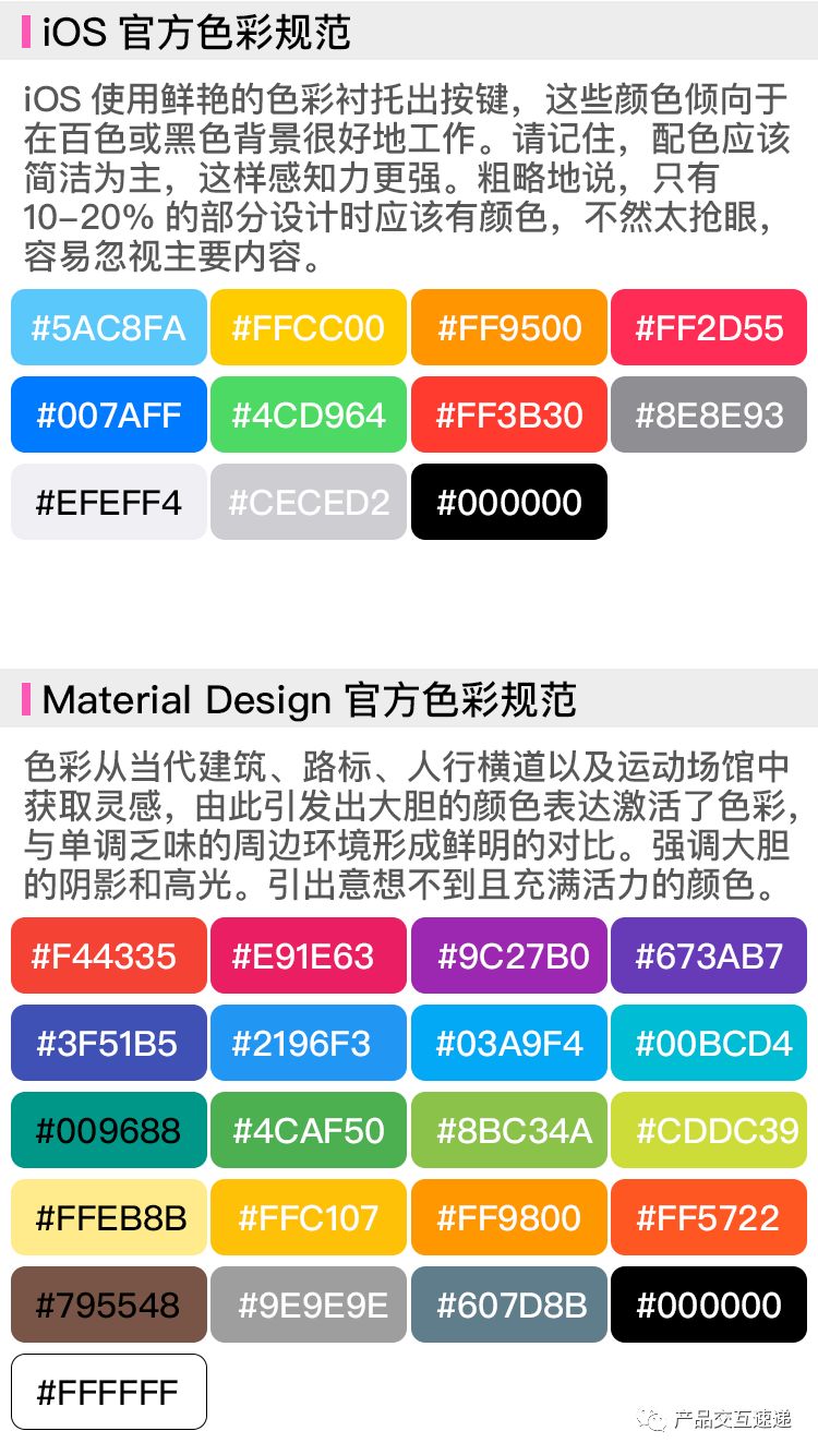 APP界面、圖標尺寸，配色規范整理（全了）