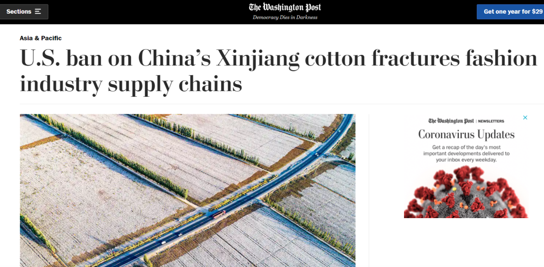 亞馬遜要下架所有中國棉制品？這并非空穴來風