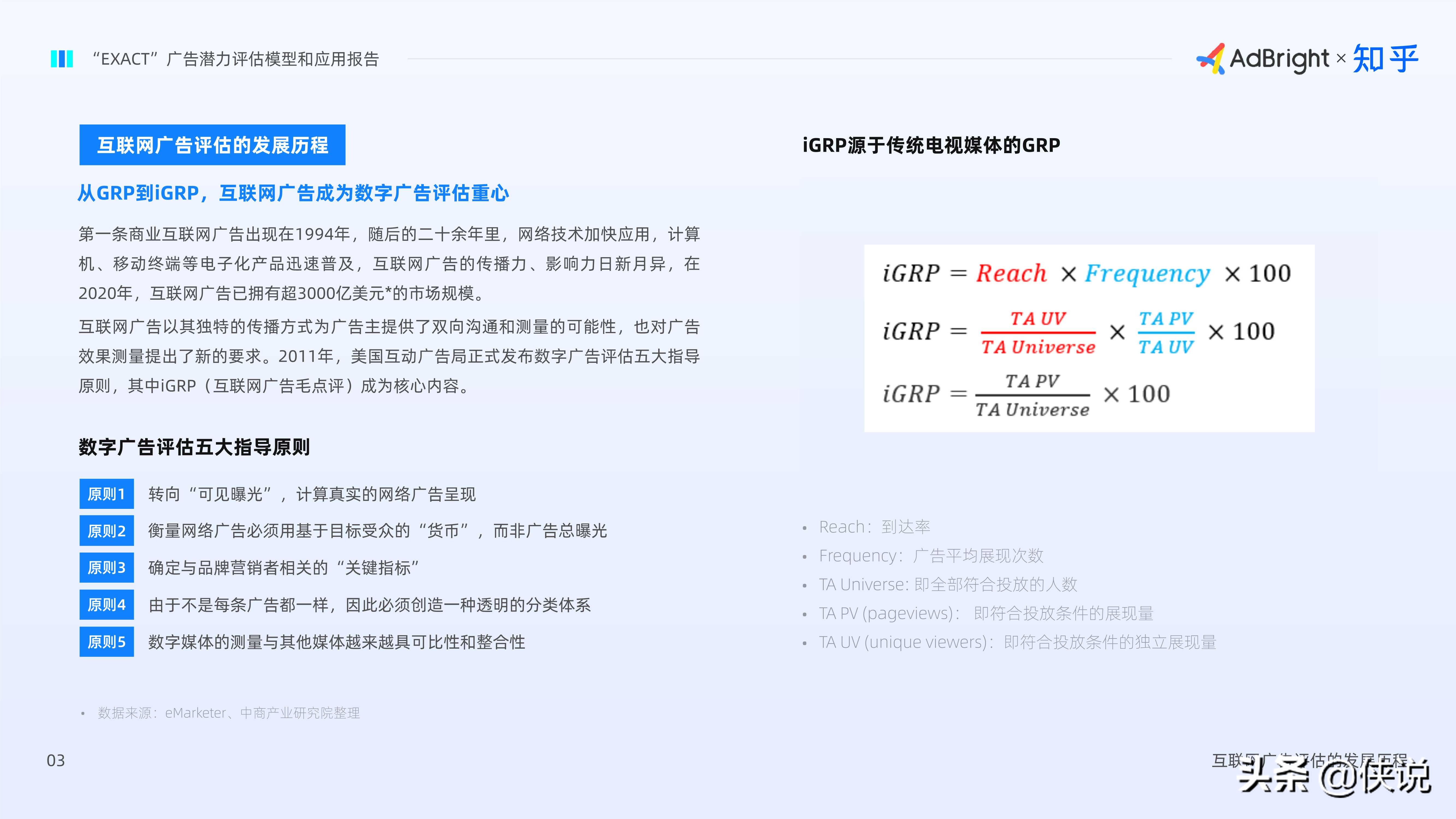 EXACT廣告潛力評估模型和應用報告(AdBright知乎)