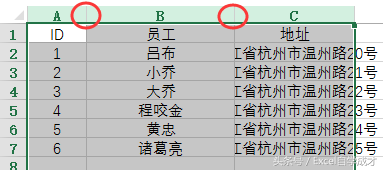 Excel快速調整行高或列寬技巧！