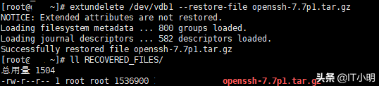 Linux 誤刪文件恢復命令及方法