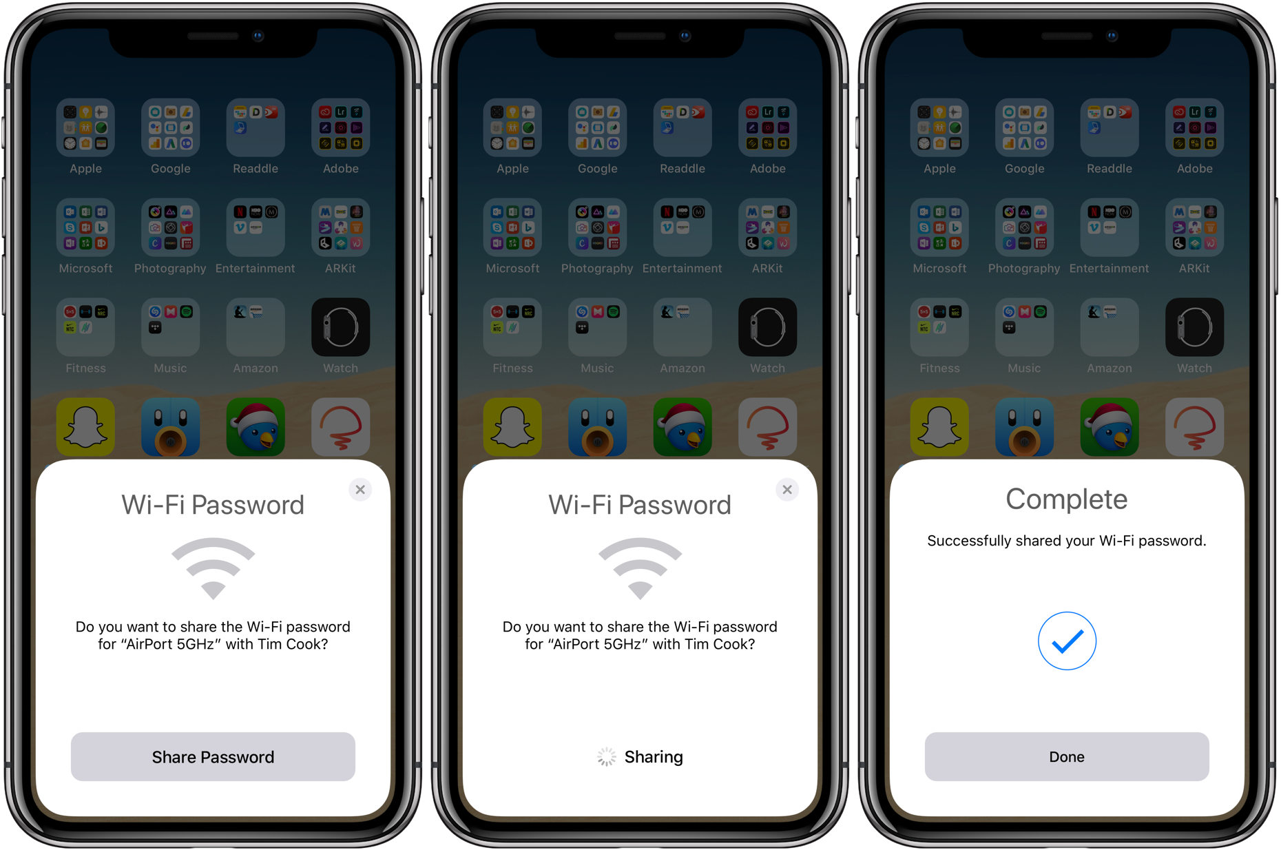 在不泄露密碼的情況下 用iPhone共享WiFi網絡給好友