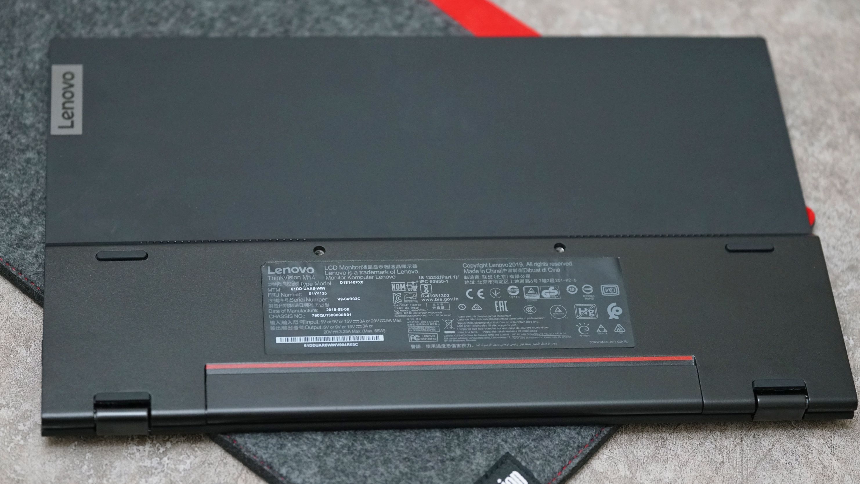 讓手機秒變平板—聯想/ThinkVision M14便攜顯示器使用測評