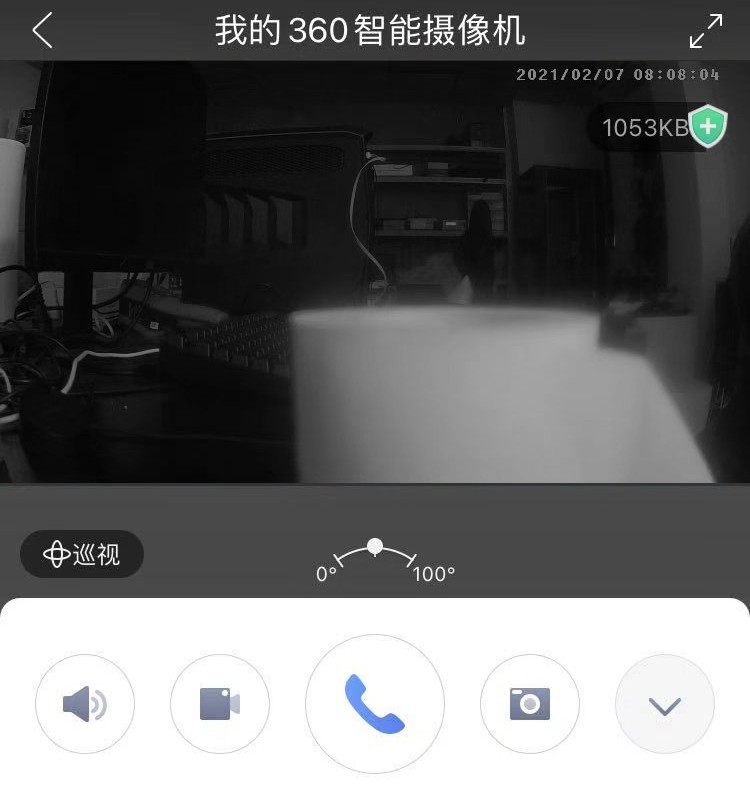 續航超過120天，不插電也能用的360智能攝像機云臺電池版