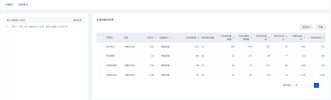 新手教程！百度關鍵詞規劃師功能詳解