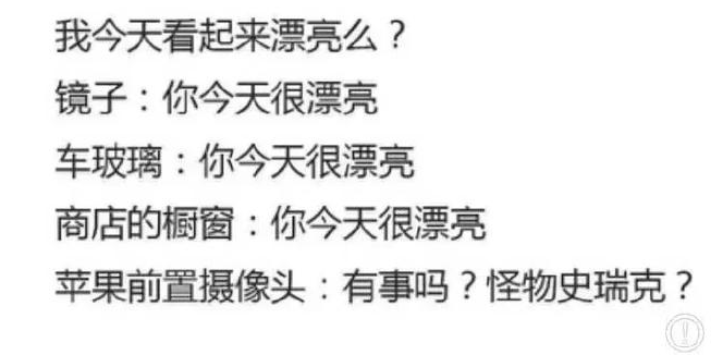 蘋果前置拍下來的模樣就是別人眼中我的樣子嗎？真的那么丑嗎？
