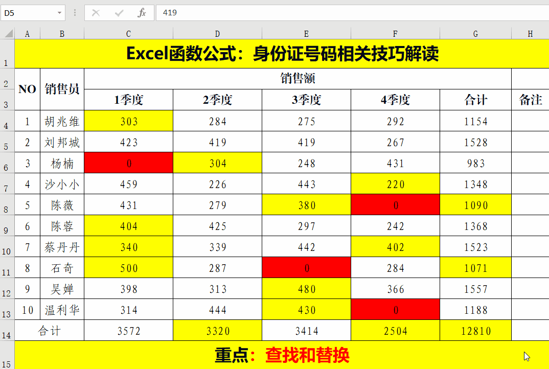 Excel工作表中必須掌握的20個技巧，直接套用，方便快捷