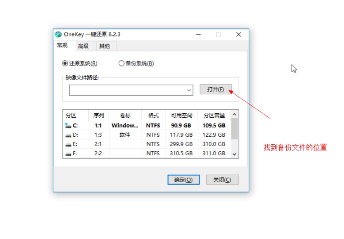 如何用OneKey在系統里重裝/備份系統（超簡單）