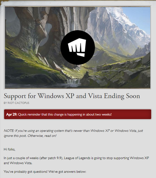 那些還在使用Windows XP的人，到底在想什么？