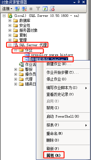 SQL2008數據庫設置自動備份