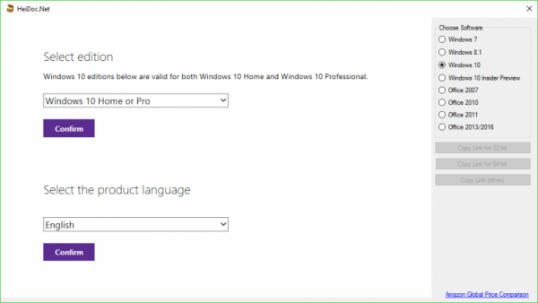 Windows ISO下載器工具：輕松下載系統和Office鏡像