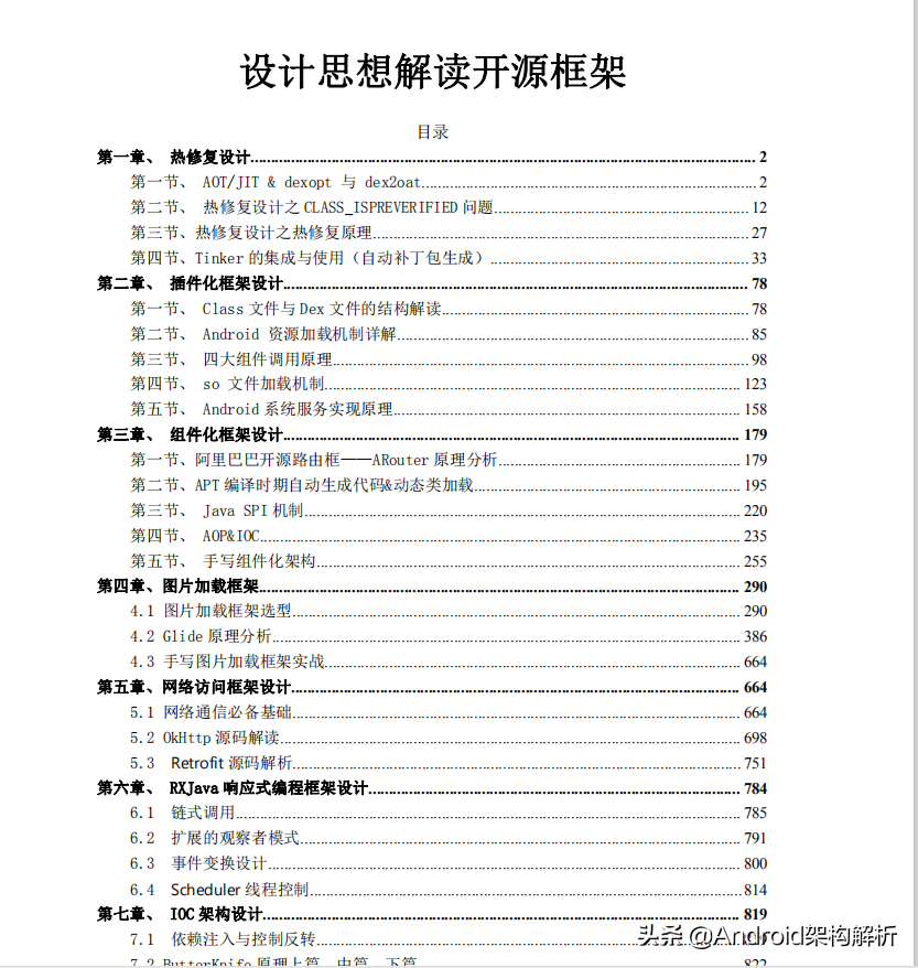 終于有人把安卓程序員必學知識點全整理出來了，有如醍醐灌頂