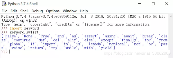 Python保留字簡單釋義