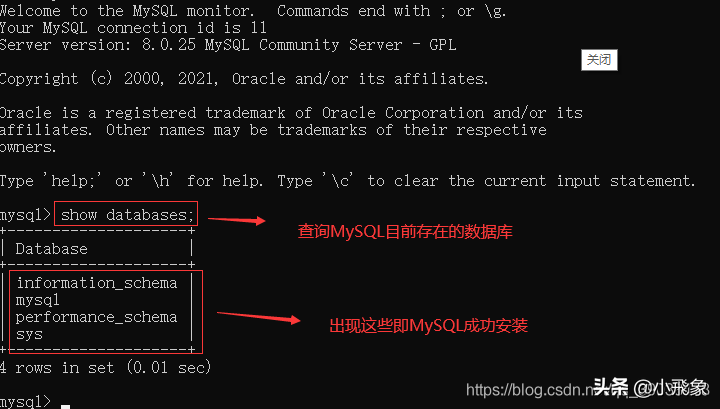 MySQL 8.0.25 - zip方式安裝教程(Window10)