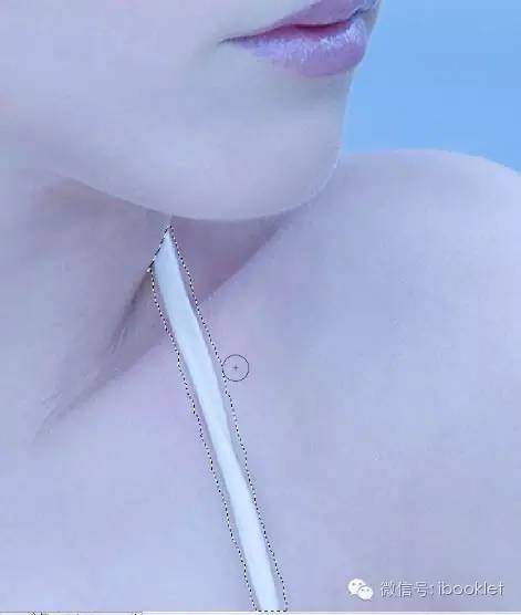 Photoshop給人物處理成粉藍色水晶效果