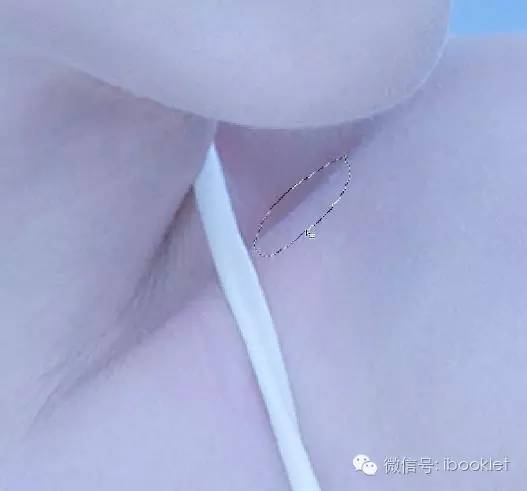 Photoshop給人物處理成粉藍色水晶效果