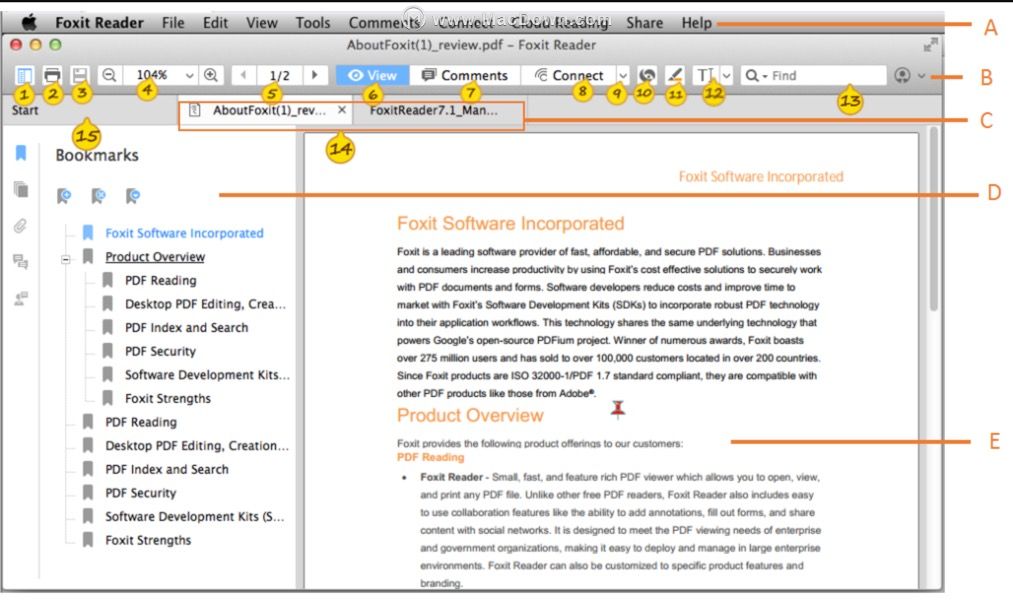 Foxit Reader for Mac(福昕閱讀器)