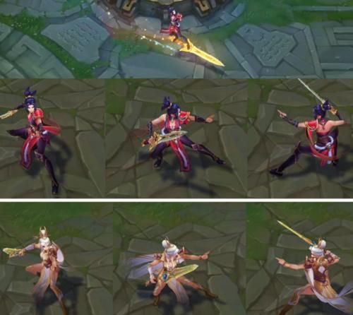 LOL：玉劍傳說三姐妹下凡 你覺得哪位英雄最美