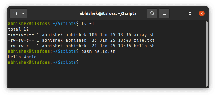 基礎:如何在 Linux 中運行一個 Shell 腳本