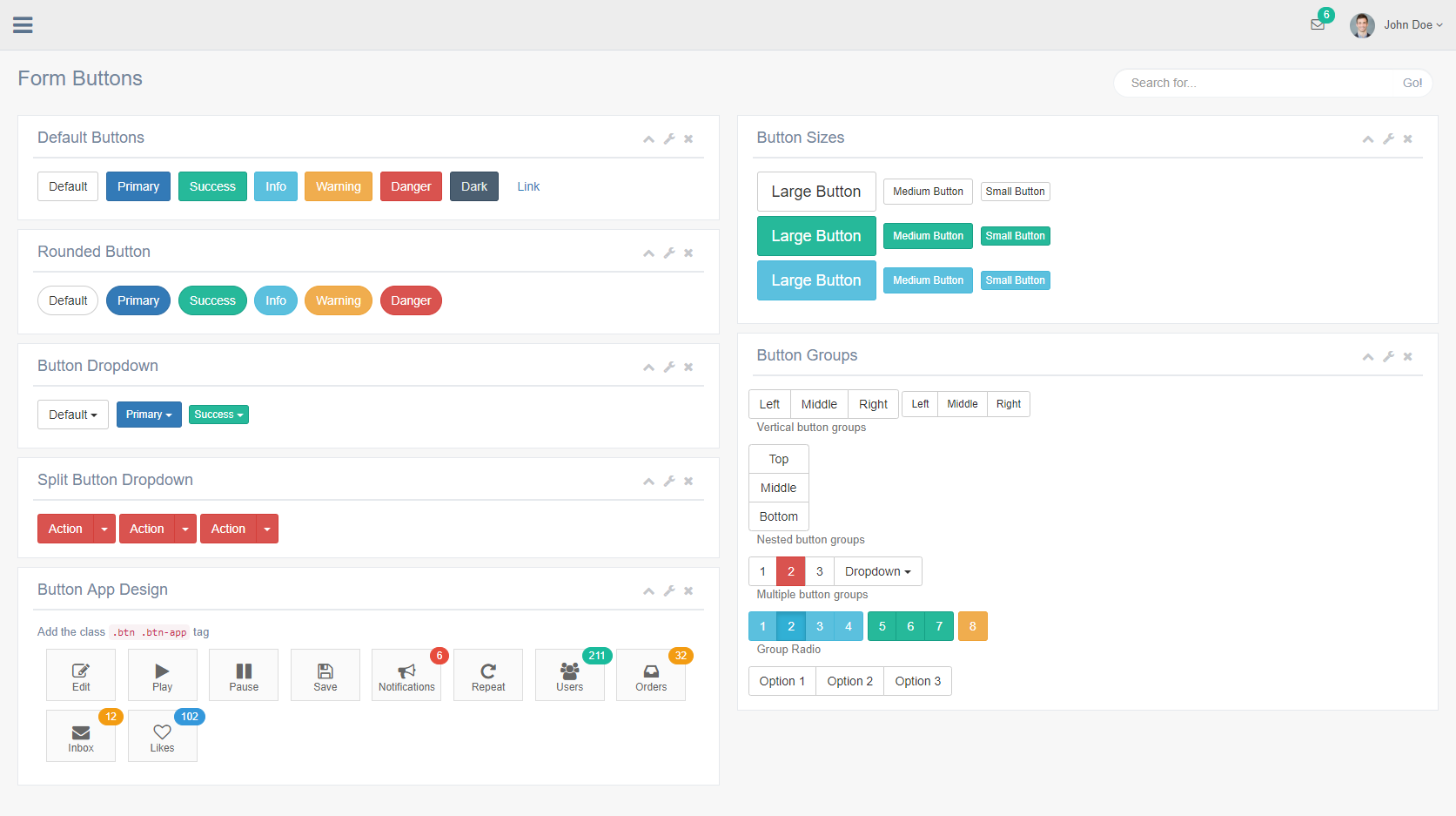 界面美觀且友好的前端Bootstrap 3管理模板