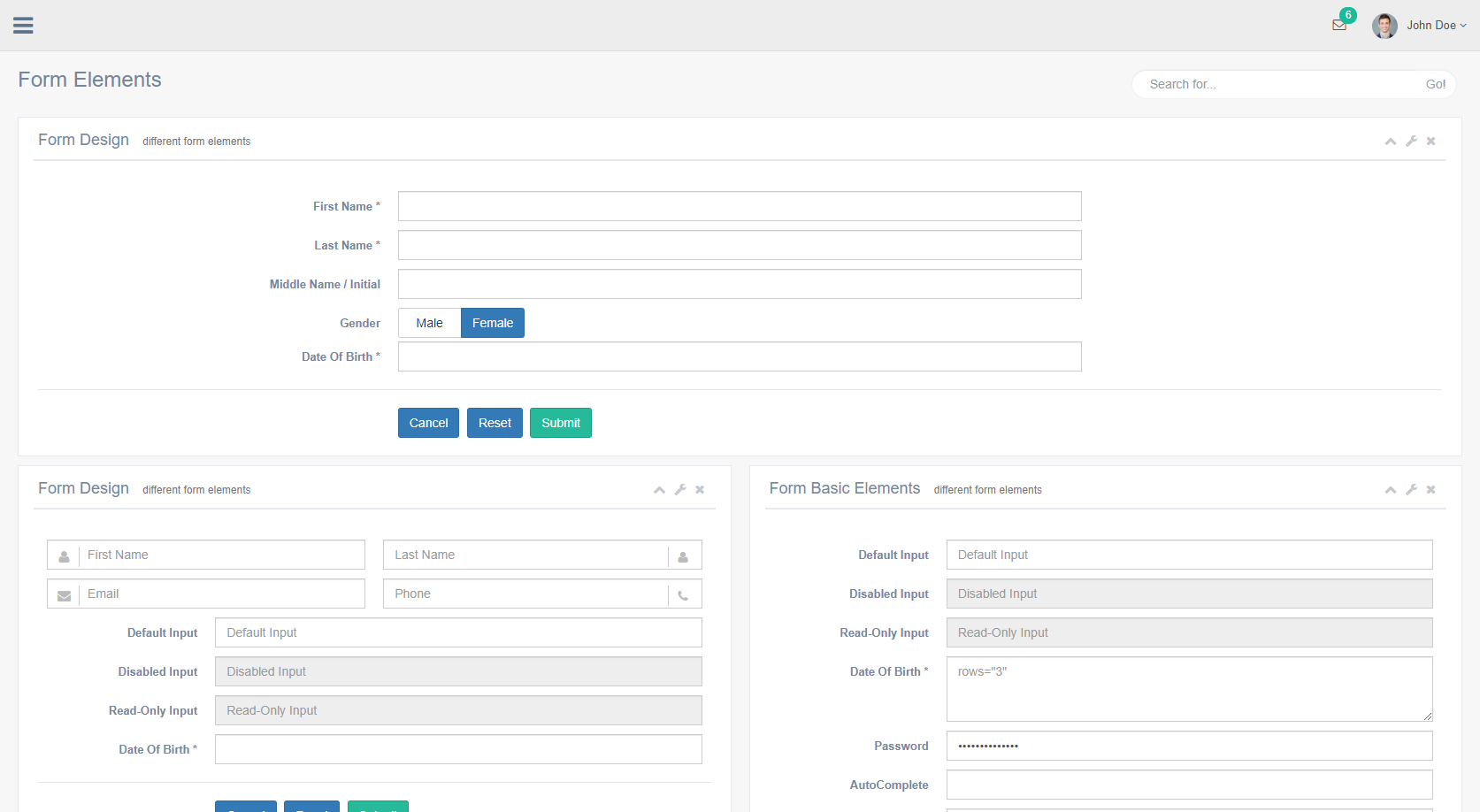 界面美觀且友好的前端Bootstrap 3管理模板