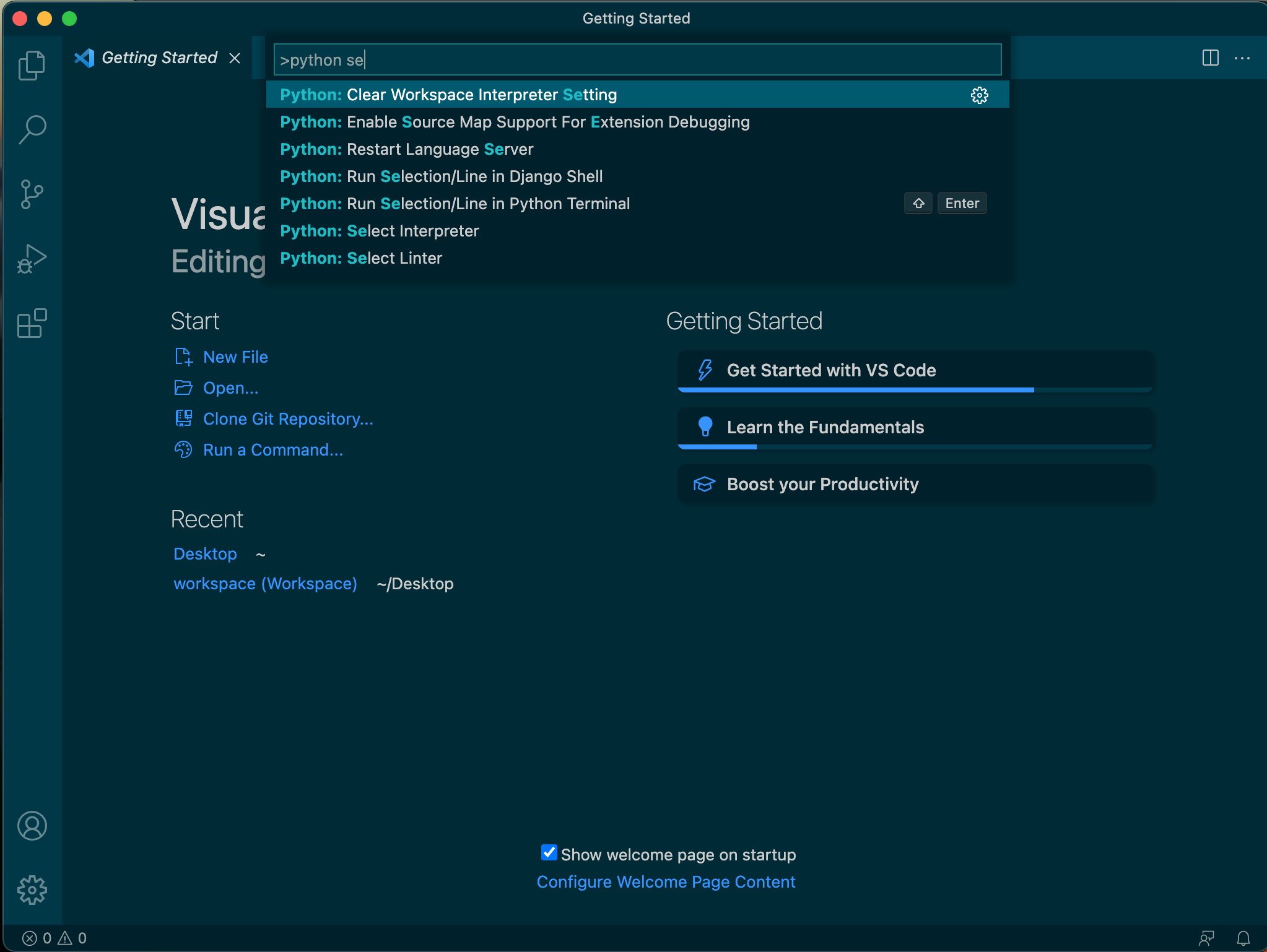 Python開發環境搭建——Visual Studio Code