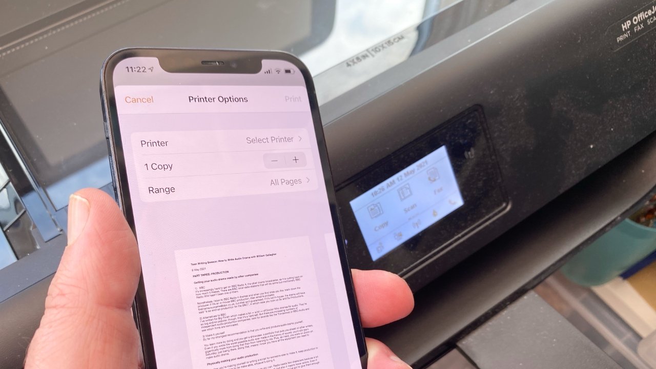 如何使用AirPrint從iPhone上打印