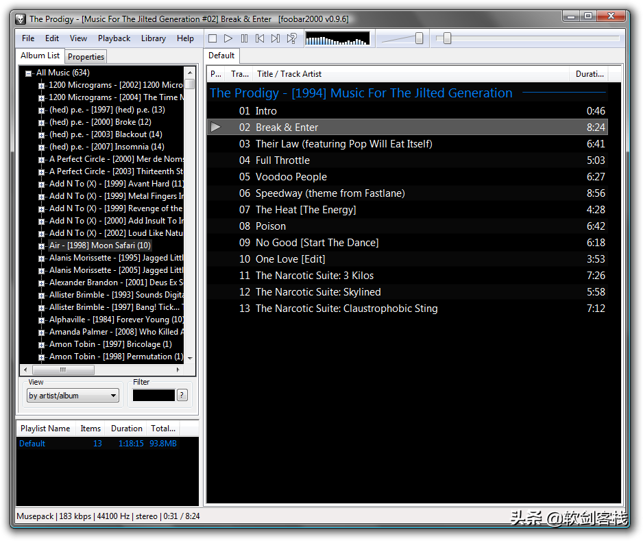 推薦一款多功能音頻播放器foobar2000聽無損音樂，為音樂而生