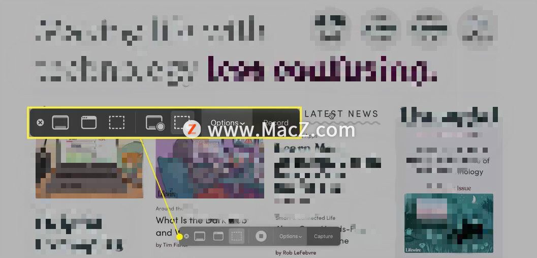 如何使用macOS屏幕截圖應用程序記錄屏幕？
