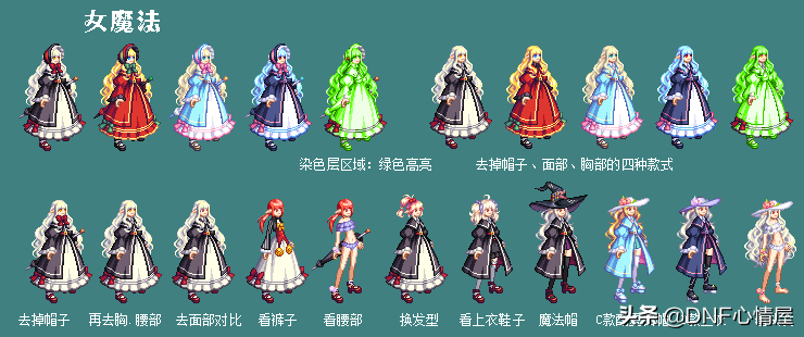 DNF：女角色浪漫套搭配！裙子外觀設計出眾，女法師顏值排第一