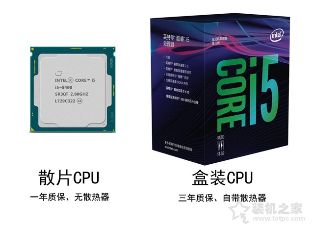 CPU散片是什么意思？靠譜嗎？散裝CPU與盒裝CPU有什么區別？