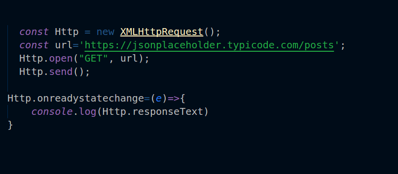 JavaScript中發出HTTP請求最常用的方法
