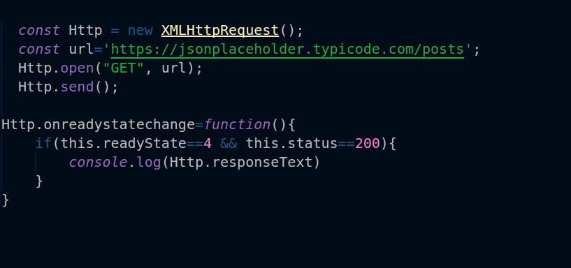 JavaScript中發出HTTP請求最常用的方法