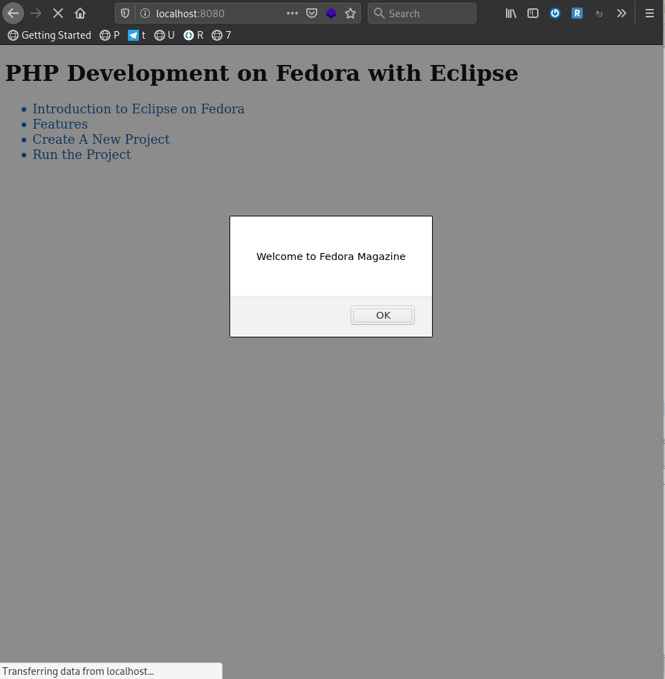 使用 Eclipse 在 Fedora 上進行 PHP 開發