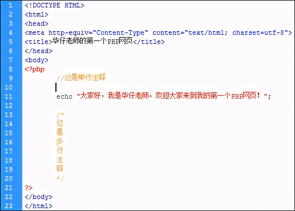 PHP動態網站制作之第3講:PHP的基本語法