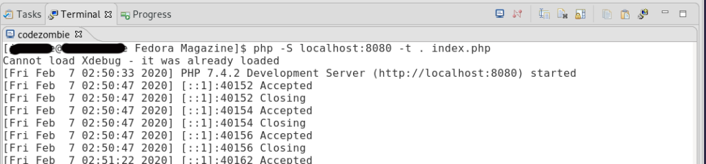 使用 Eclipse 在 Fedora 上進行 PHP 開發